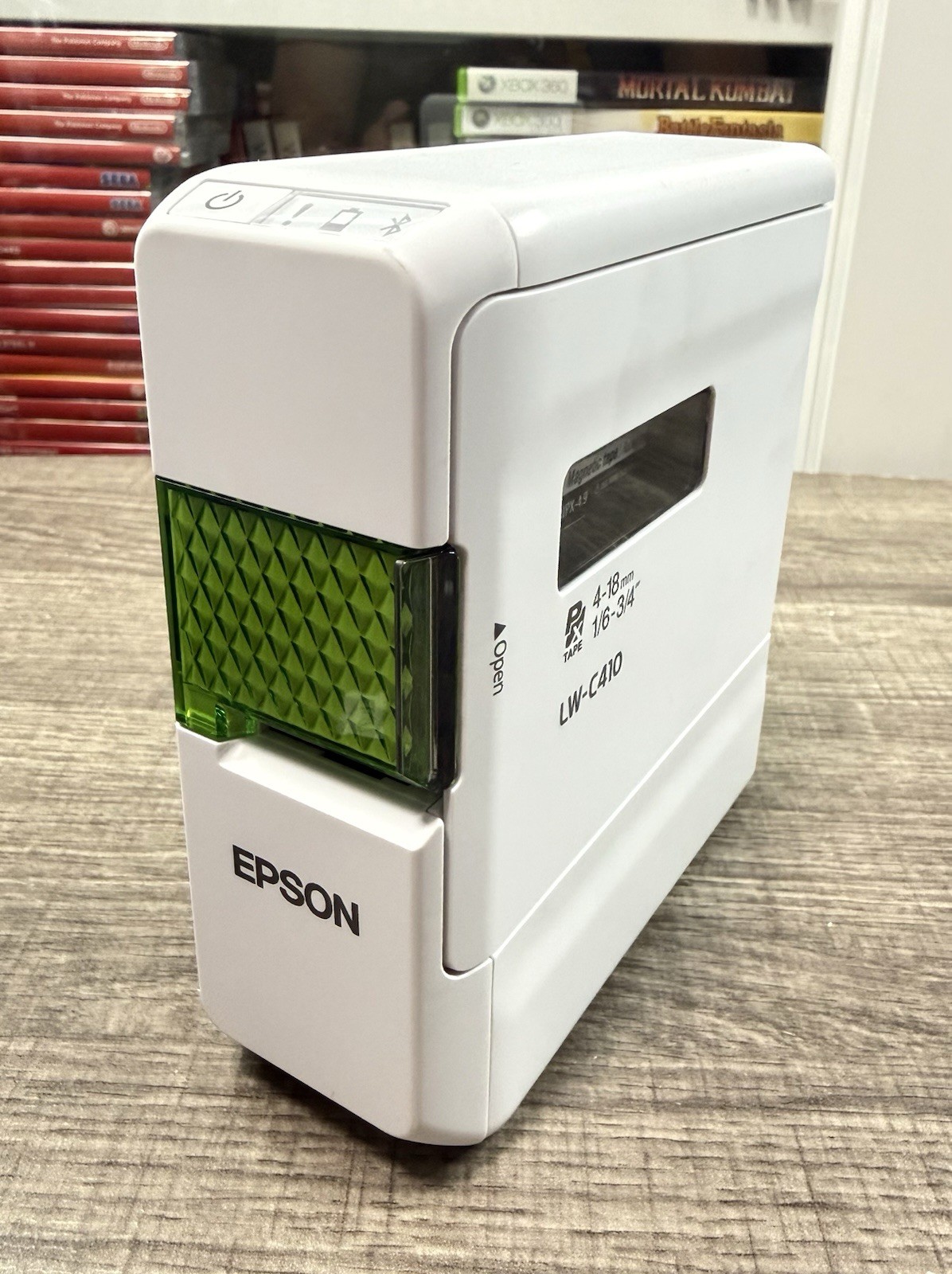 Epson LW-C410PX Portable Bluetooth Label Machine Printer for Home and Office