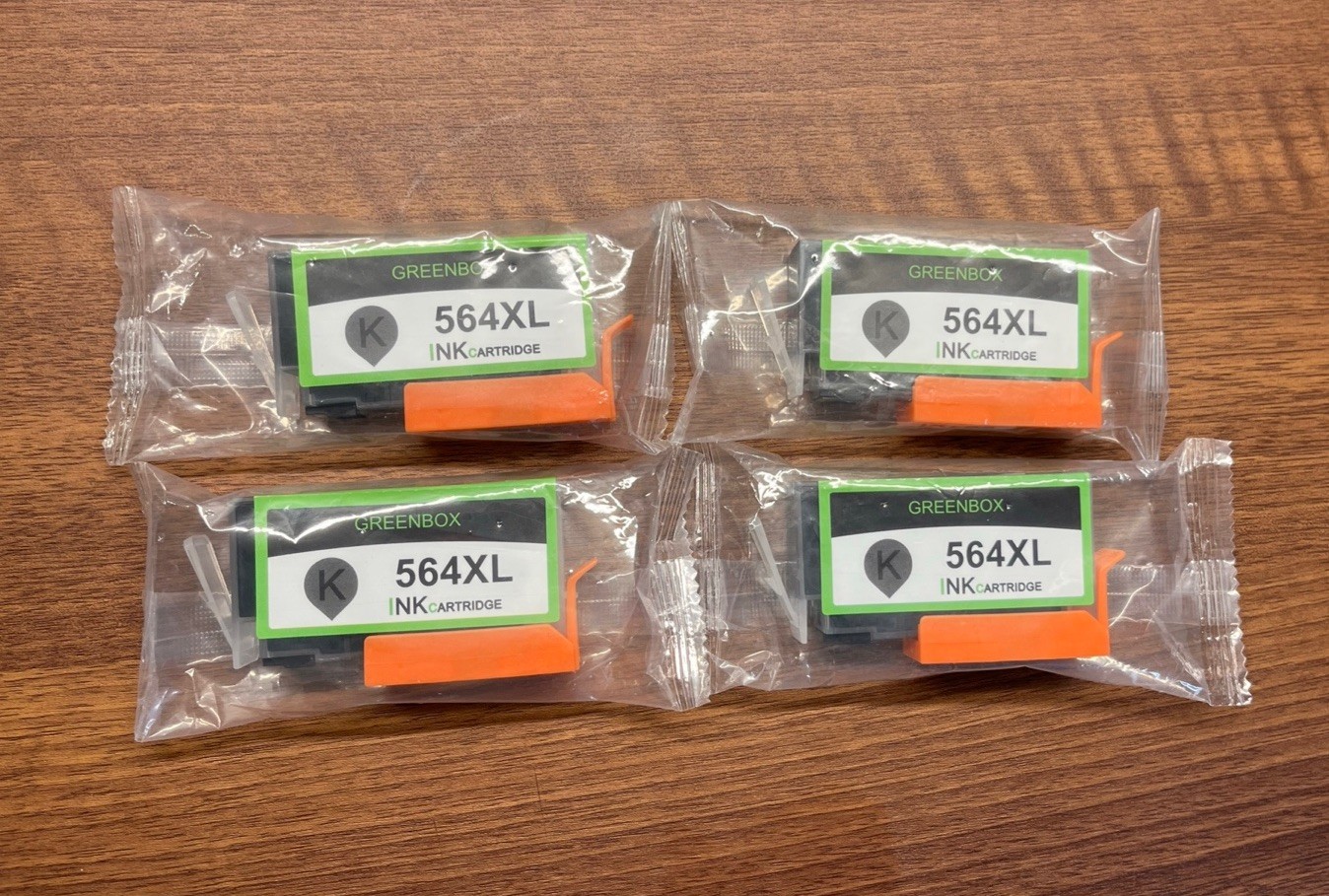 GREENBOX Compatible 564XL Ink Cartridges Replacement for HP 564 XL 4-Pack Combo
