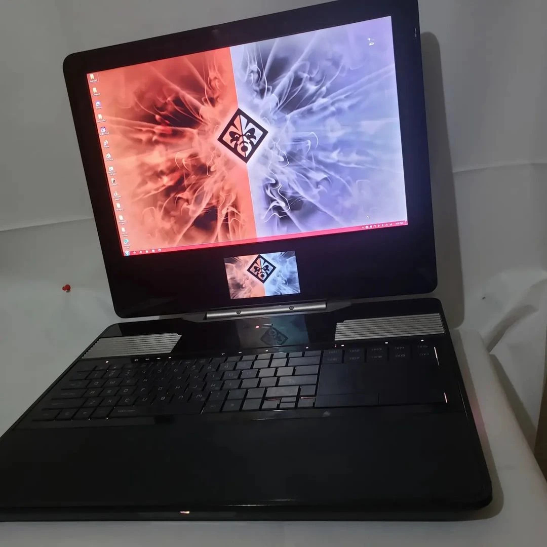 RAREST EVER HP VoodooPC Firefly 003 Dual Screen Concept Gaming Laptop 1 of 12