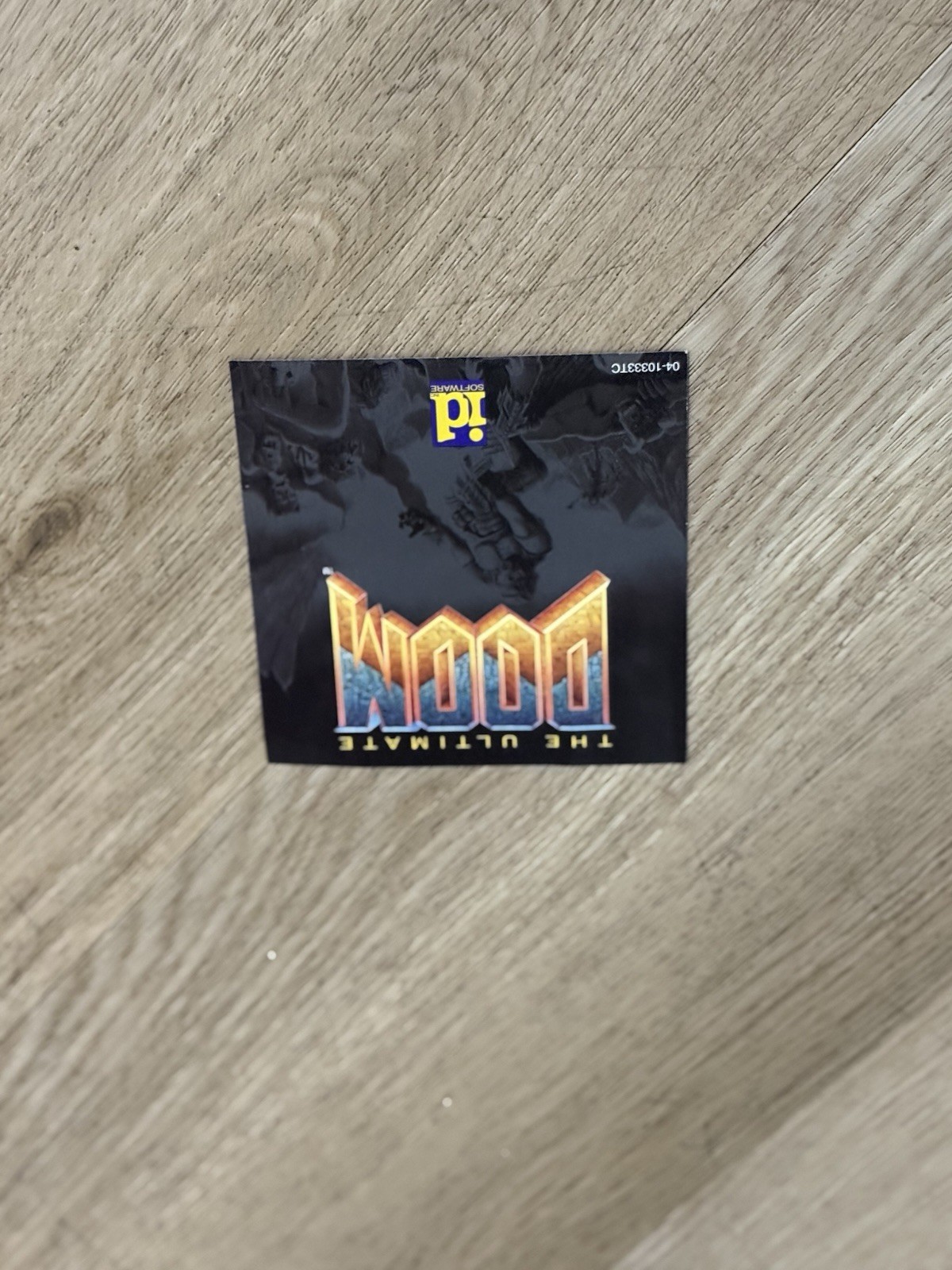Vintage DOOM PC Registration Card Insert id Software Original 1993