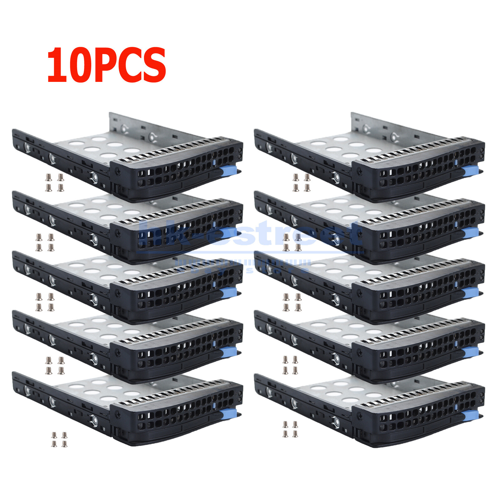 10PCS SuperMicro 01-SC93301-XX00C003 3.5 SAS/SATA Hard Drive Tray Caddy w/screws