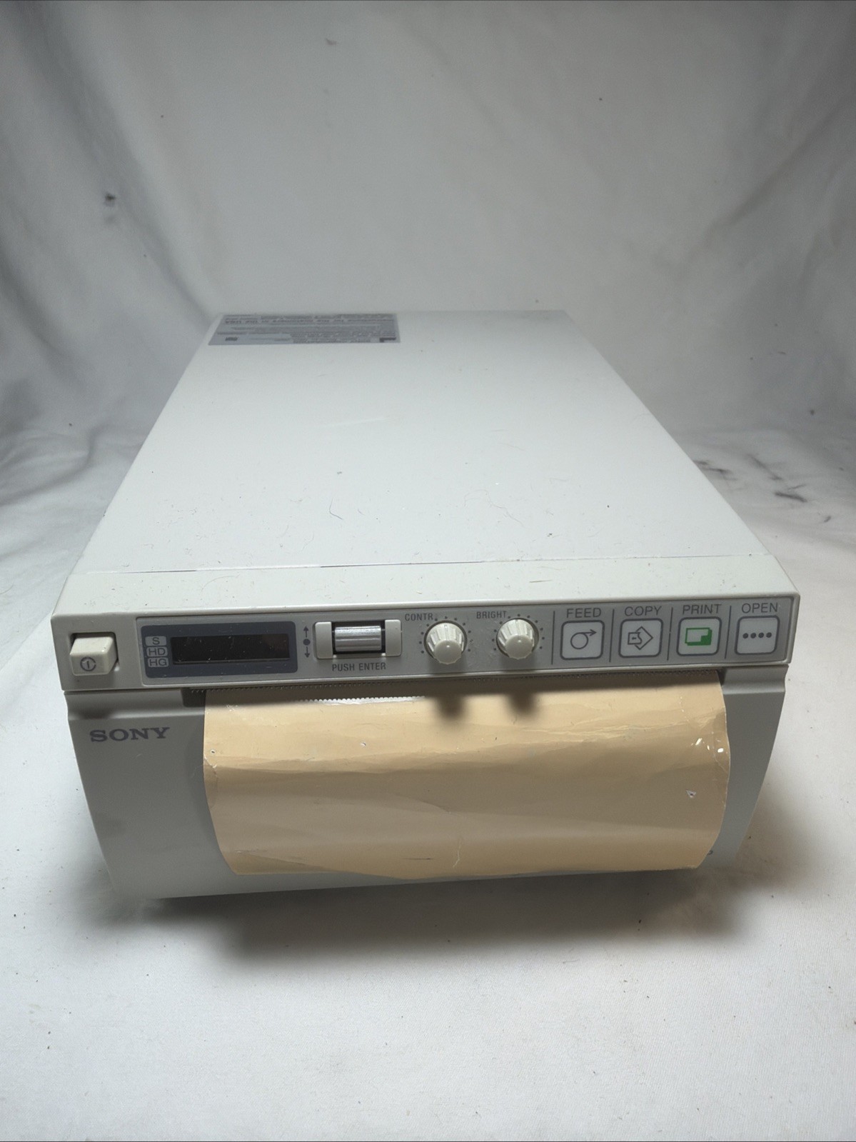 sony video graphic printer up-897md