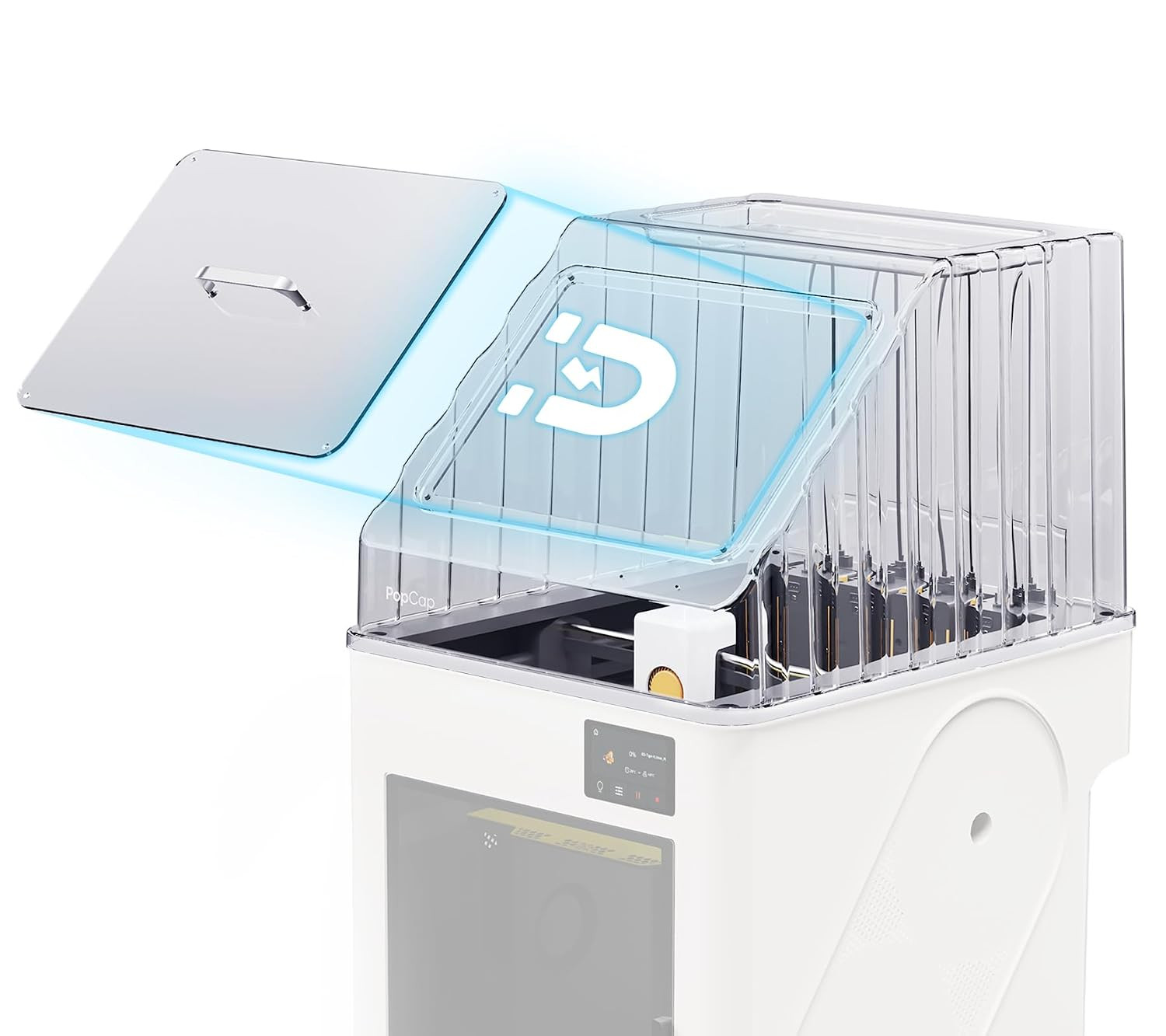 BIQU Popcap Transparent Top Cover for Snapmaker U1, High-Temp-Resistant PC Enclo