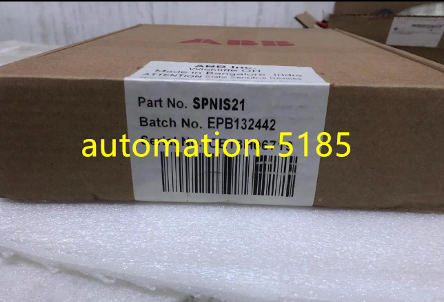 1PCS ABB Bailey card SPNIS21 new fedex or DHL