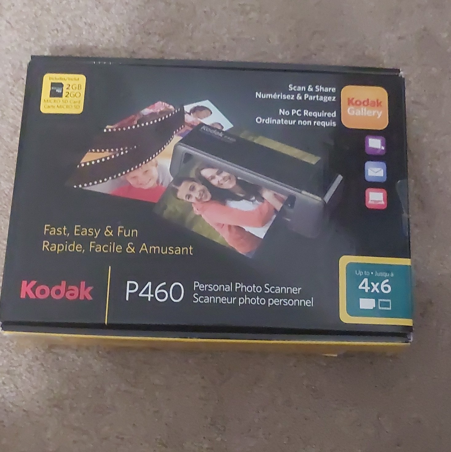 Kodak P460 Kodak Gallery Portable Photo Scanner 4x6 300x600 (No Memory Card)