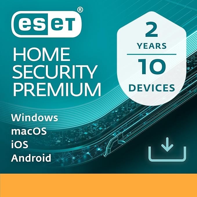 ESET Internet Smart Home Security Premium 2026 10 Device 2 Year Same Day Email