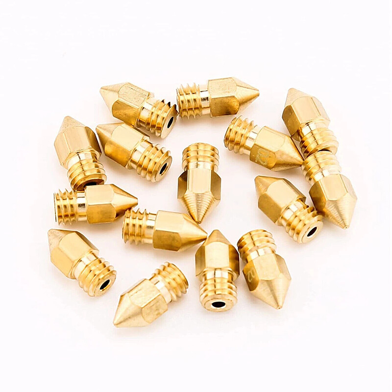 20PC For Printer MK8 0.4/1.75MM Extruder Nozzle 3D Printer Screw head New