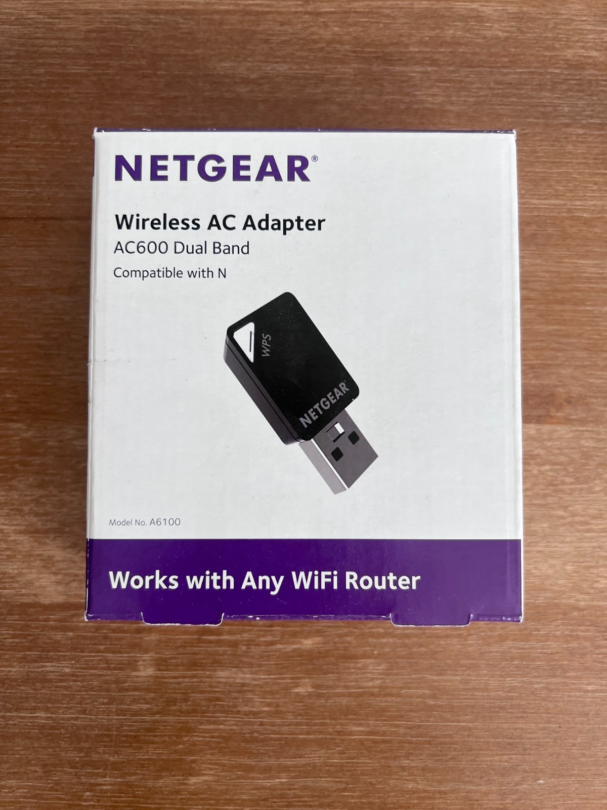 NETGEAR AC600 Wi-Fi USB 2.0 Mini Adapter for Desktop PC - Black