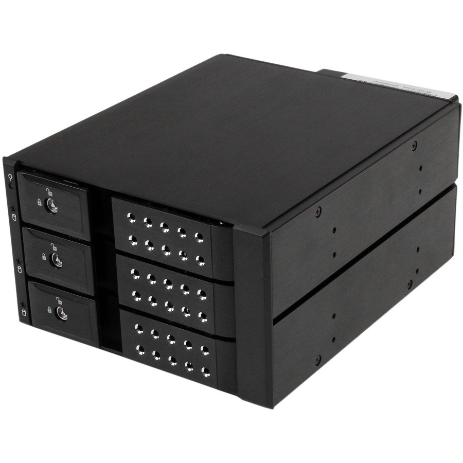 StarTech 3 Bay Aluminum Trayless Hot Swap Mobile Rack Backplane for 3.5in SAS