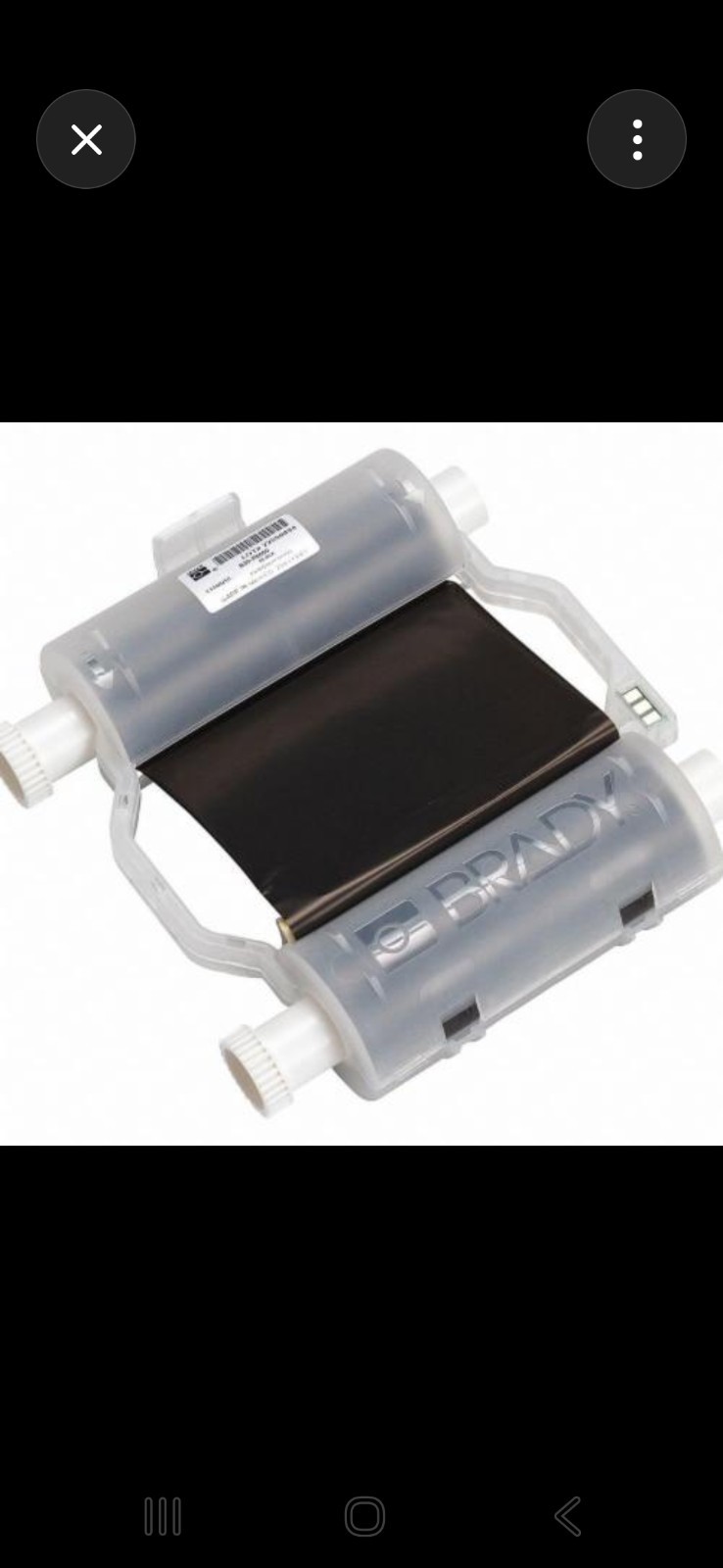 Brady B30-R6400 Black Thermal Transfer Ribbon 200 ft for i3300 i5300