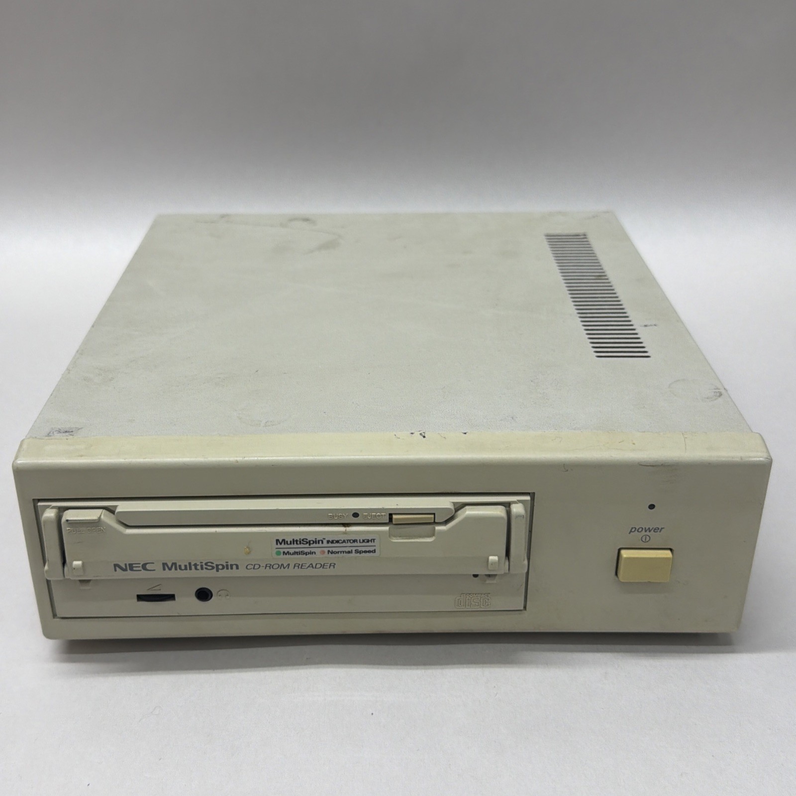 NEC Multispin CD-ROM READER CDR-74-1 With I/O Bus Ports Power Tested