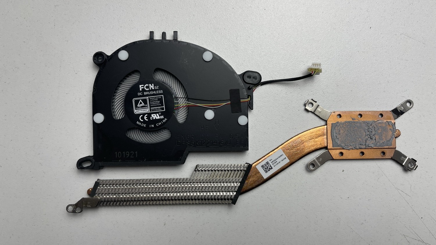 LG GRAM 17Z95P-K 17" Cooling Fan W/ Heatsink MED65476901