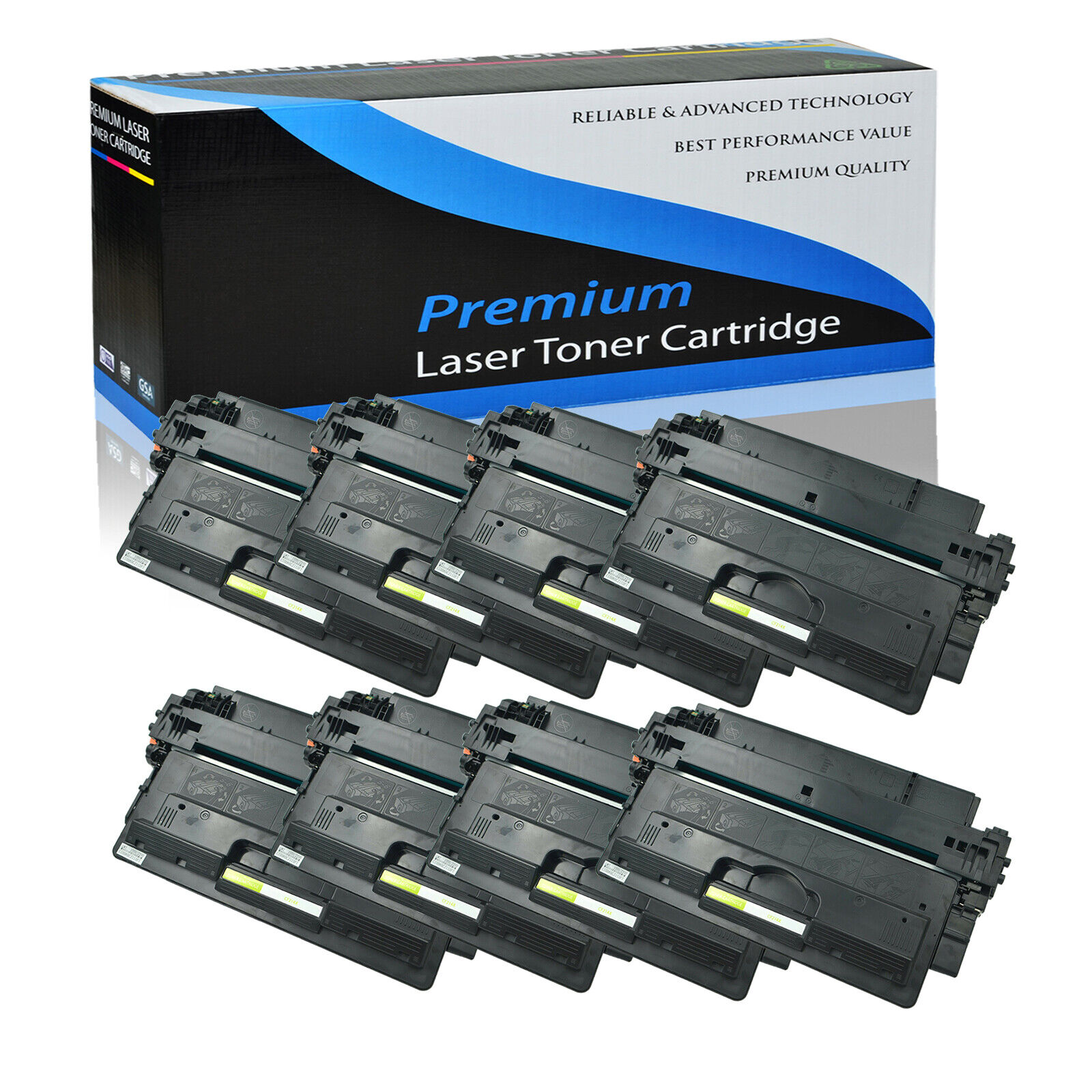 8PK CF214X Toner Cartridge For HP LaserJet Enterprise 700 MFP M725dn M725f M725z