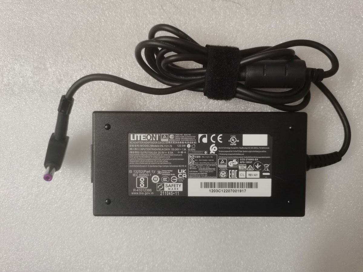 For Intel NUC 12 Pro NUC12WSHi7 5.5*2.5mm 120W LITEON 20V 6A PA-1121-76 Original
