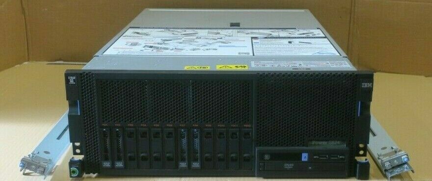 IBM Power S824 8286-42A 2x Power8 CPU  No memory 4x 300GB HDD 12Bay 4U Server