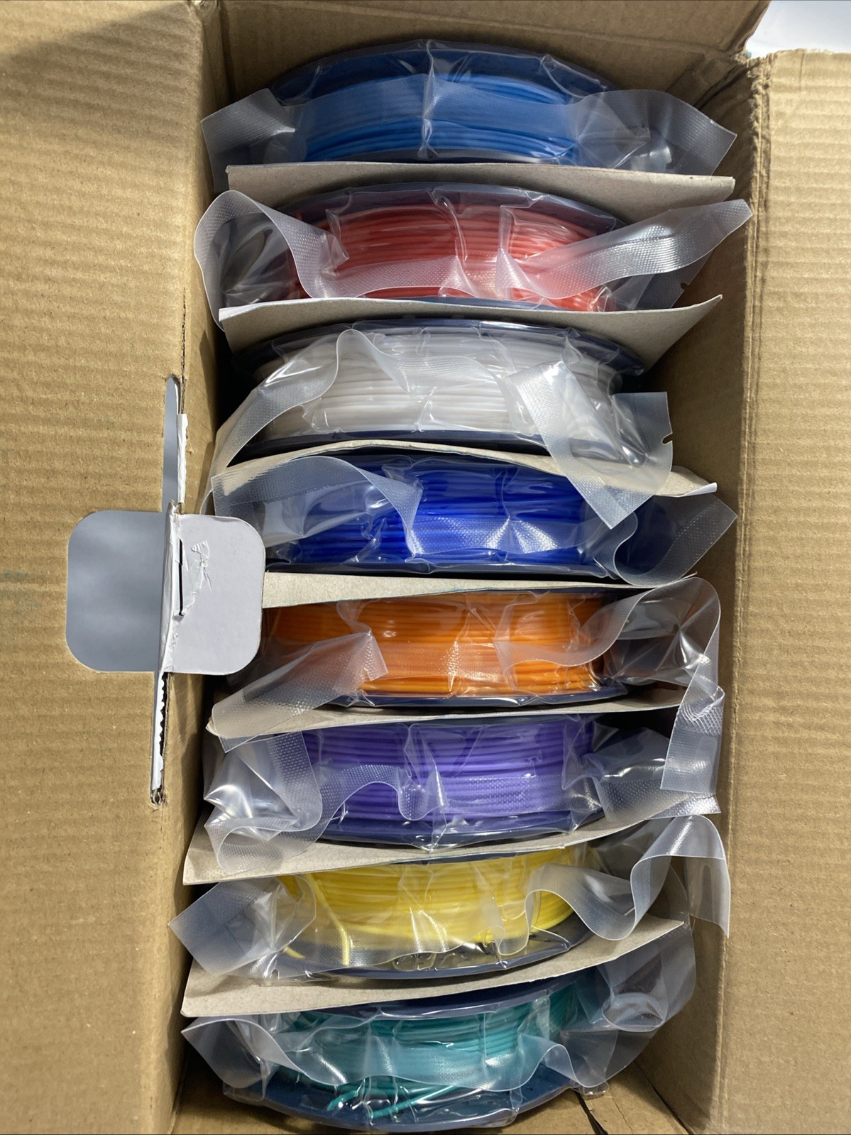 SUNLU PLA 3D Printer Filament 1.75mm 0.25kg Each Roll 8 Pack Vacuum Sealed 