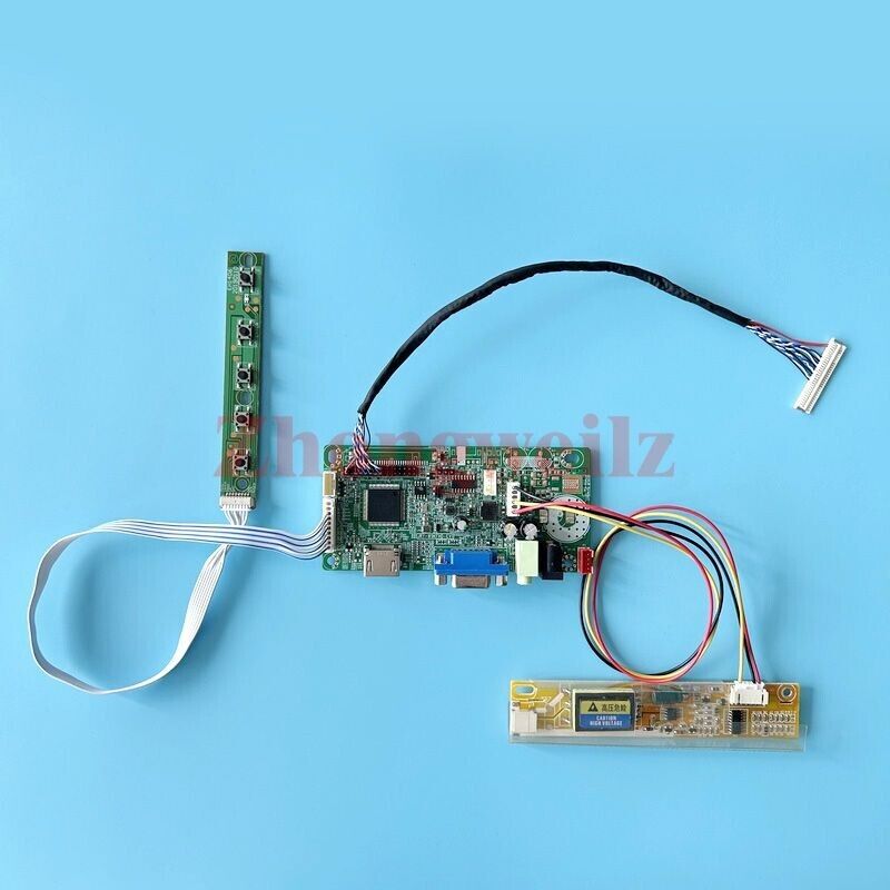 For CLAA154WB04 1280x800 1-CCFL 30Pin LVDS VGA HDMI LCD Controller Board DIY Kit