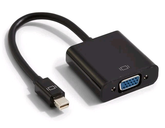 NXT Technologies Mini Display Port to VGA Adapter, 0.5 ft, Black, Connect Laptop