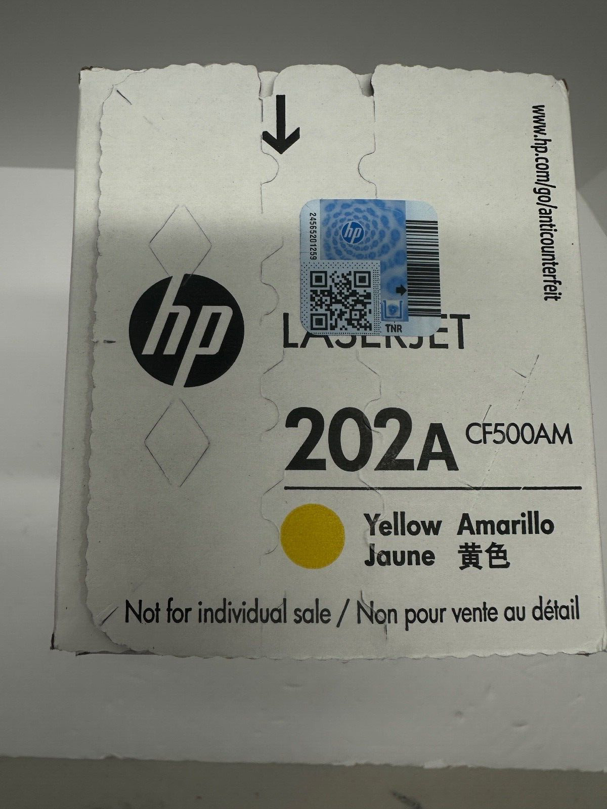 HP 202A Yellow LaserJet Toner CF500AM