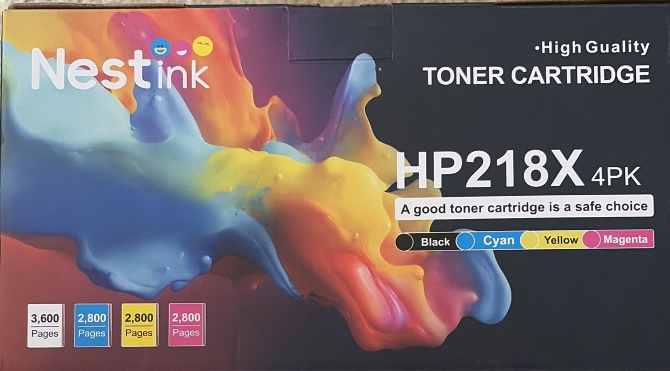 218X Toner Cartridges 4 Pack High Yield 3201dw MFP 3301fdw Toner
