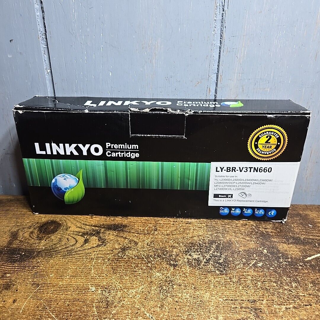 GENUINE LINKYO  premium cartridge LY-BR-V3TN660D Black