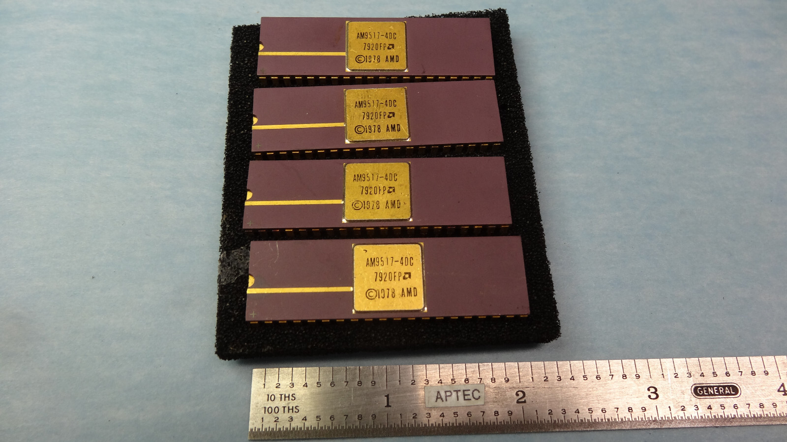 1PC. AMD AM9517-4DC Untested 1978 GOLD TOP  Vintage  4 AVAILABLE