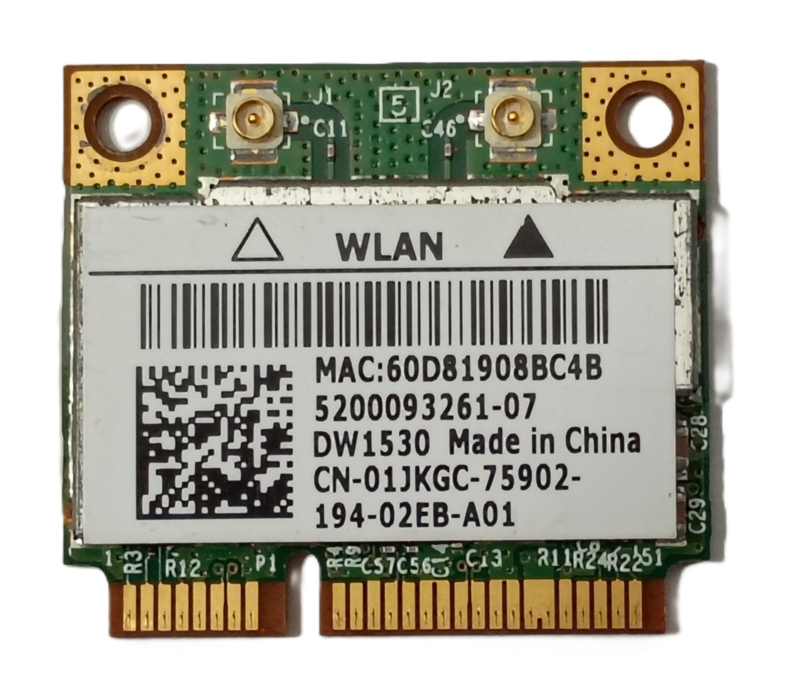 BROADCOM BCM943228HM4L DW1530 Mini PCIe Express 802.11a/g/n WIFI WIRELESS CARD