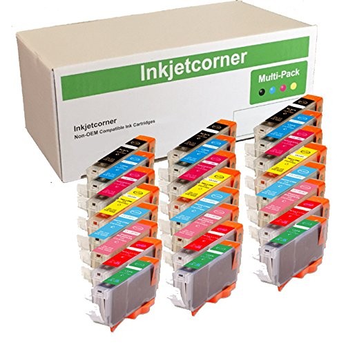 Inkjetcorner Compatible Ink Cartridges Replacement for CLI-8 use Letter