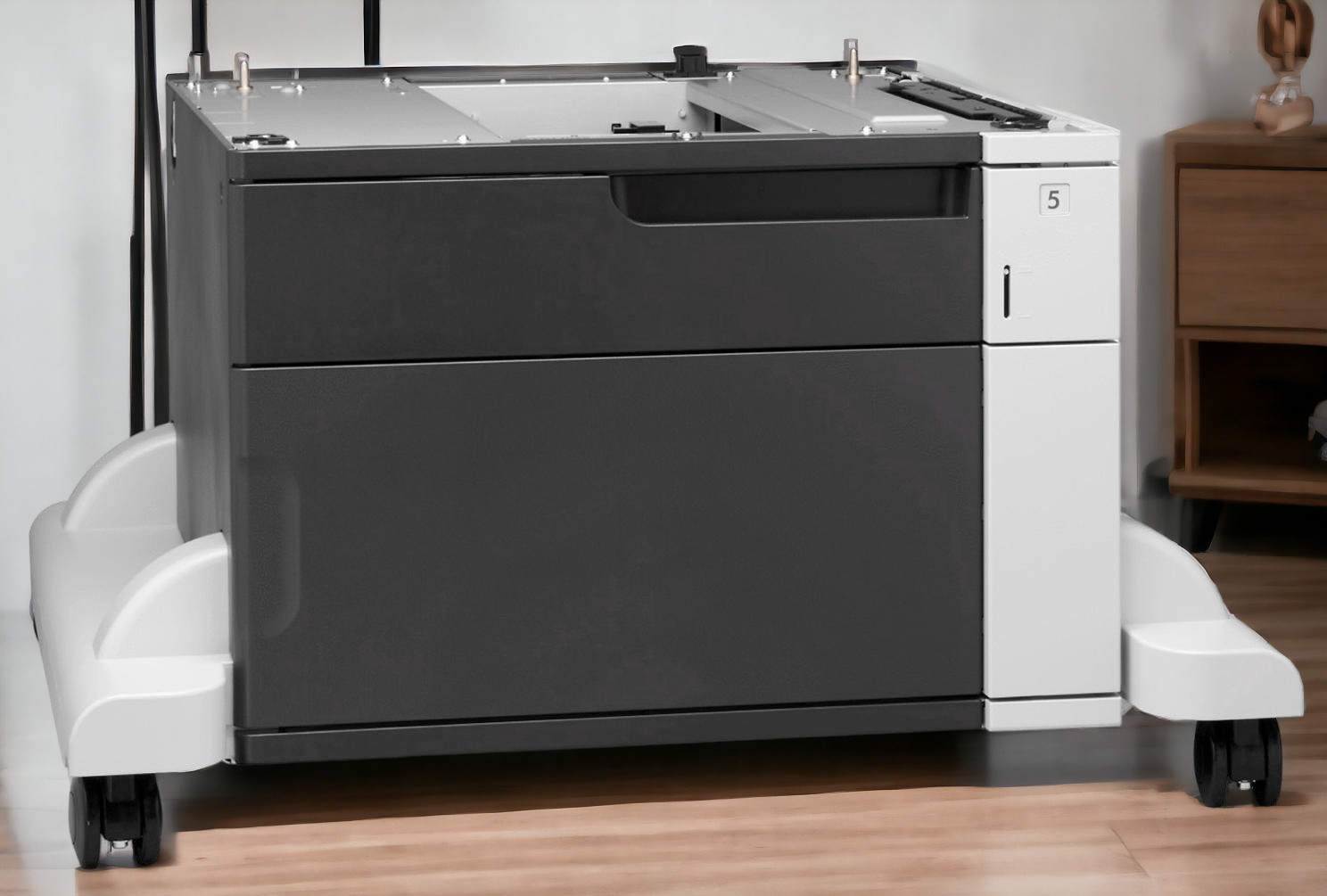 HP LaserJet 1x500-sheet Feeder with Cabinet and Stand - CF243A