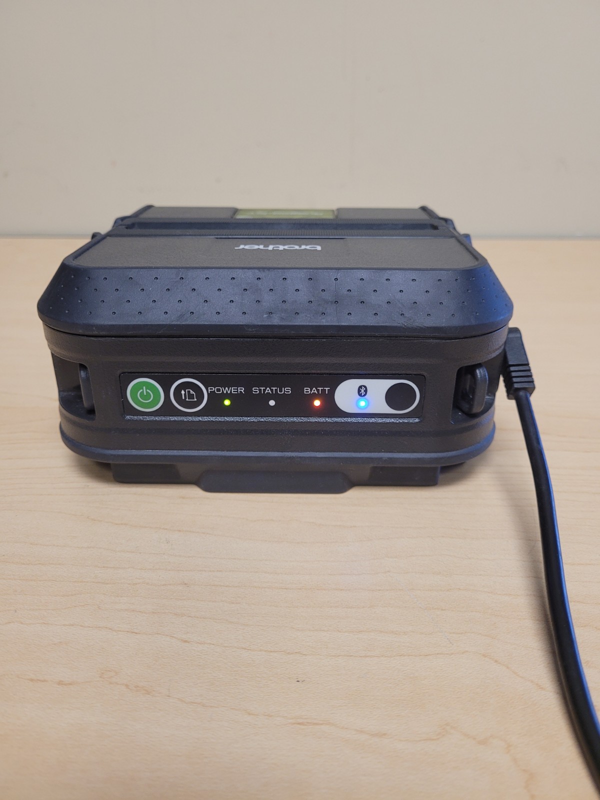 Brother RJ-4030 RuggedJet Mobile Thermal Label Printer Bluetooth Battery Tested