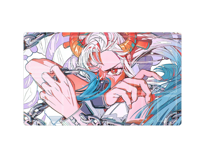 Yamato One Piece Playmat With Zones TCG  Card Game OPCG Play  Bag+ Mat