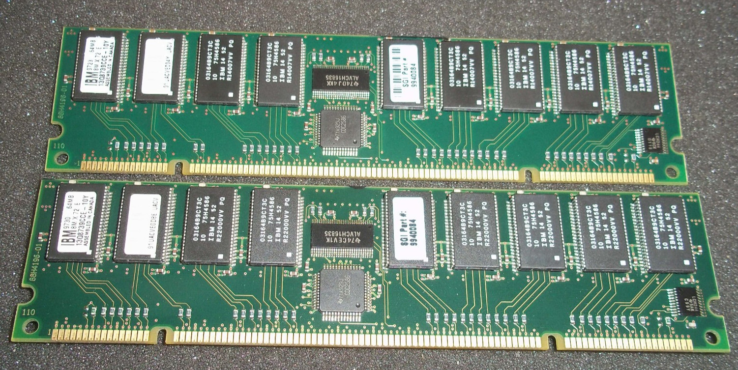 SGI 128MB Kit (2 X 64MB) DIMM Memory for SGI OCTANE 9940084