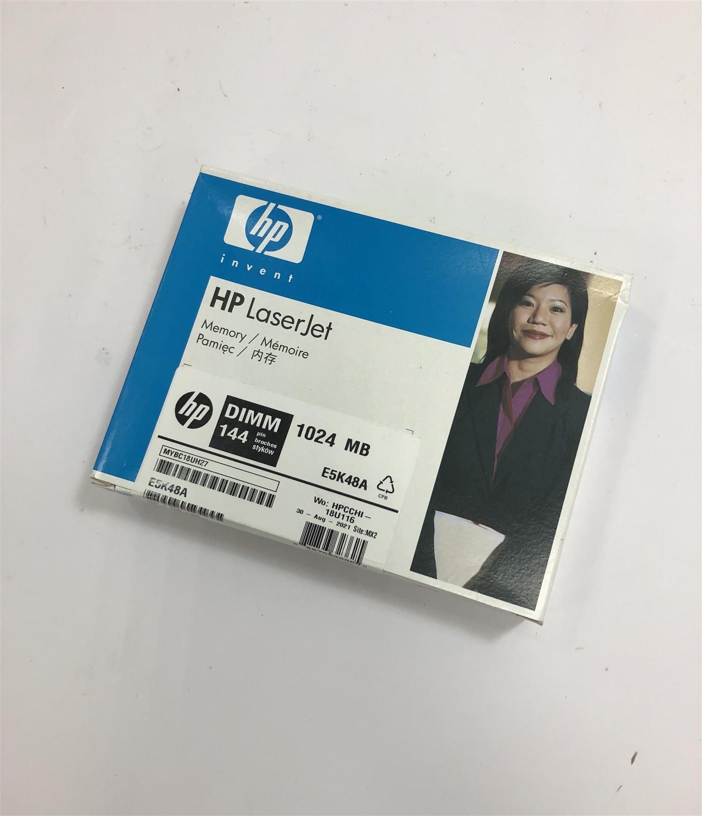 NEW Genuine HP E5K48A 1GB RAM SODIMM DDR3 Memory for HP Laserjet
