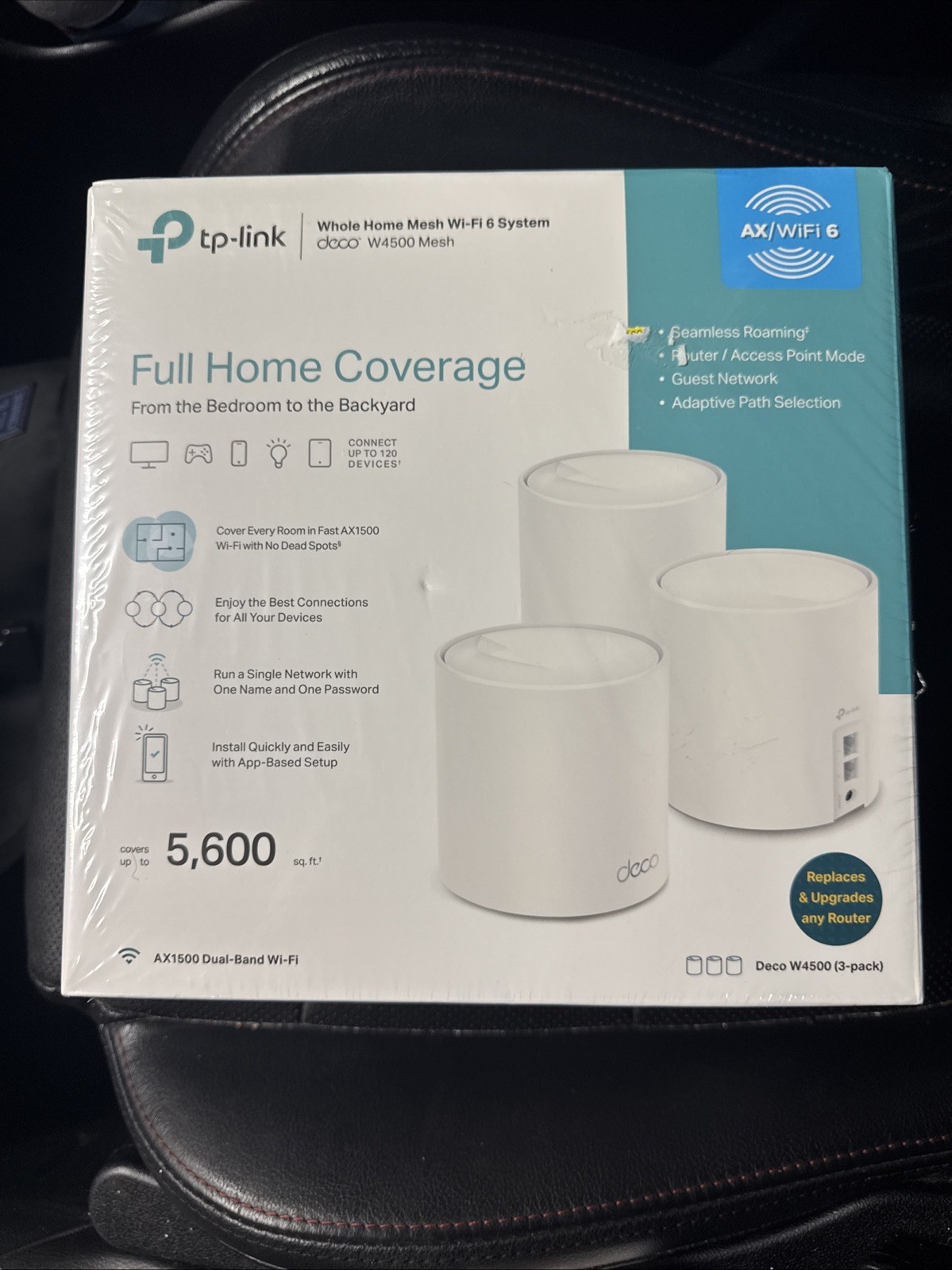 TP-Link AX1500 Whole Home Mesh Wi-Fi 6 3pk System