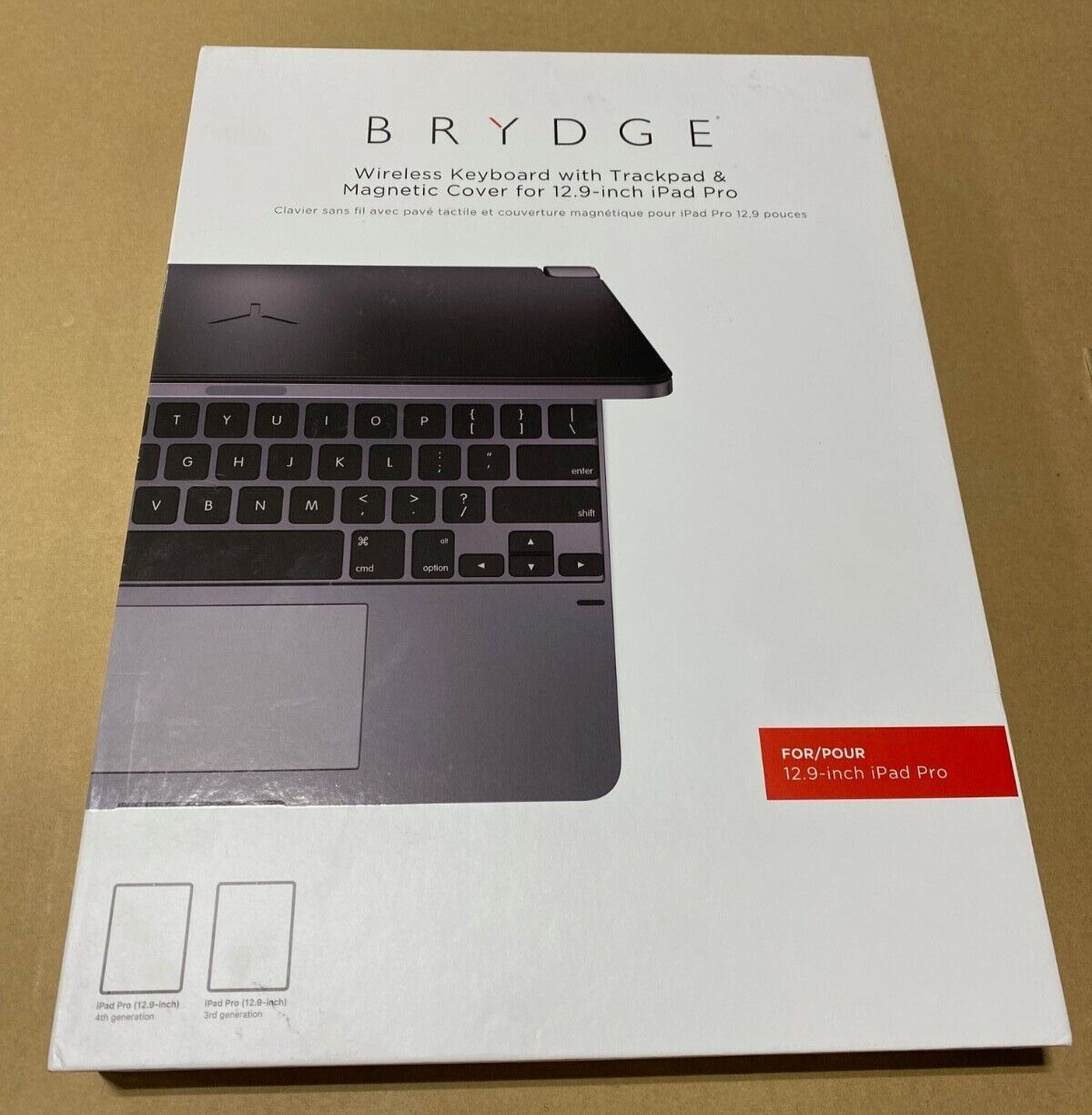 Brydge PRO Plus Keyboard Trackpad For 12.9 Inch iPad Pro BRYTP6022