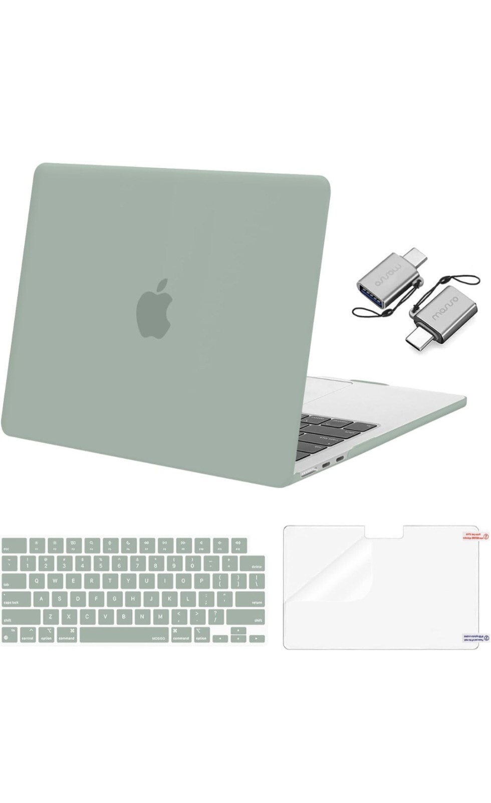 MOSISO Compatible with MacBook Air 13 inch Case Antique Green