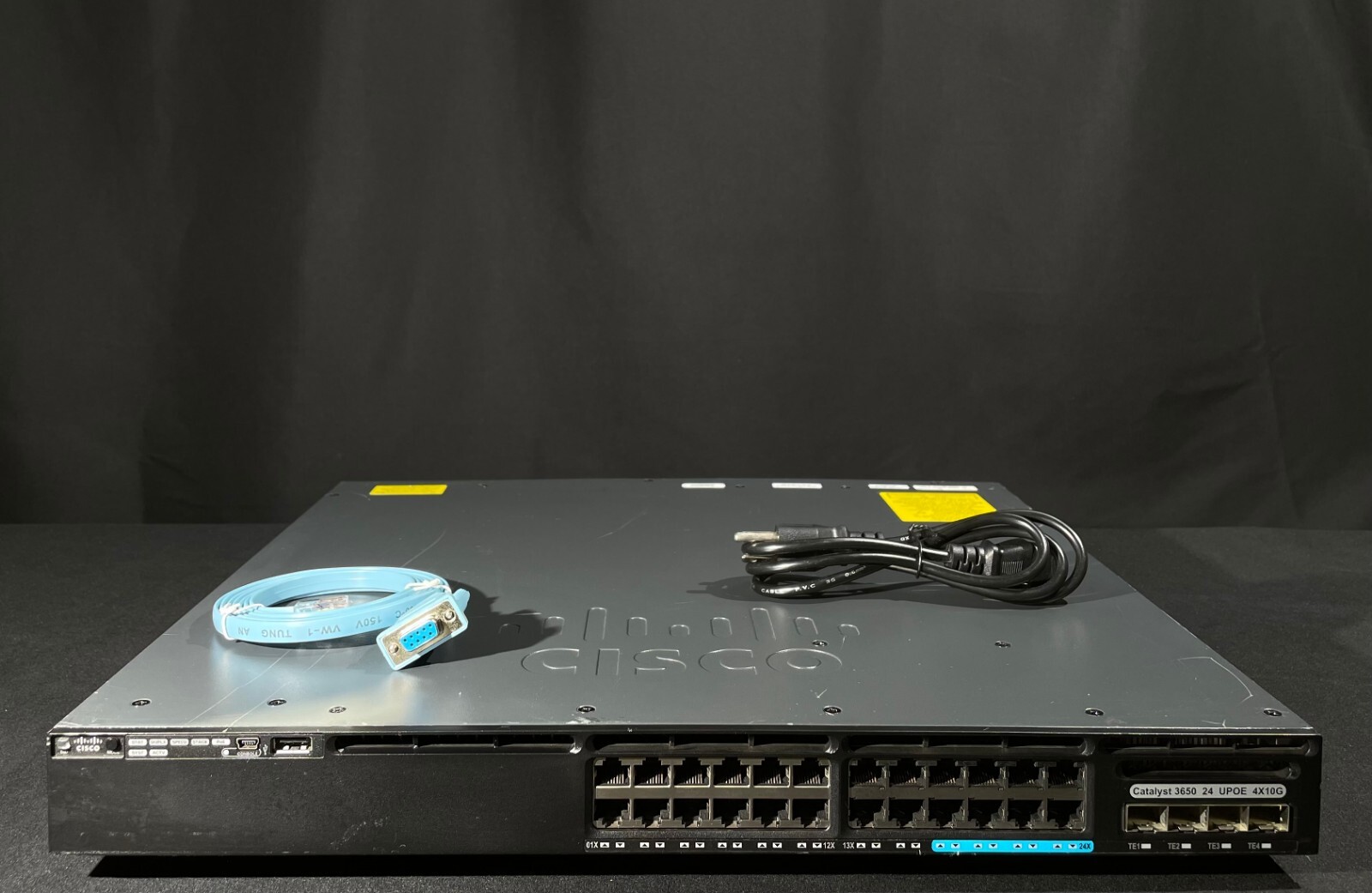 Cisco Catalyst WS-C3650-8X24UQ-S 24-Port mGig PoE 10GB SFP+ w/AC Power-Fast Ship