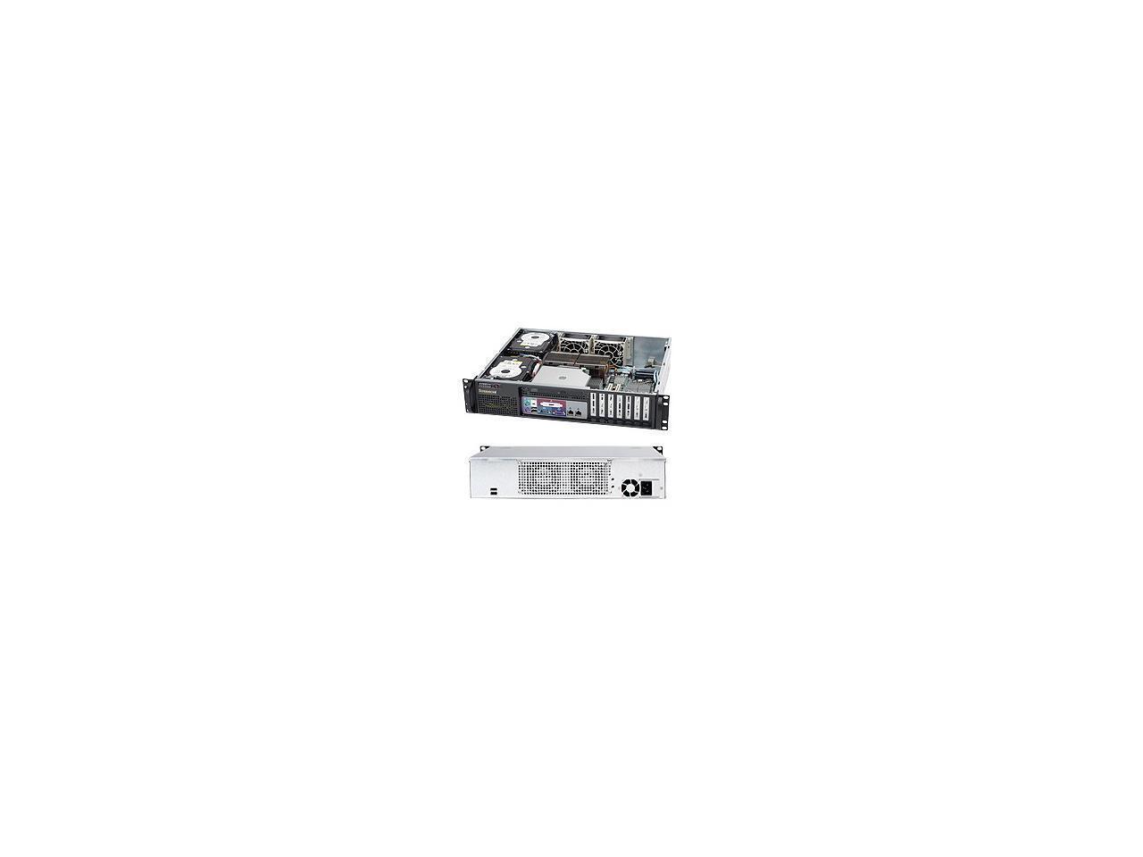 SUPERMICRO CSE-523L-505B Black 2U Rackmount Server Chassis Power Efficiency: