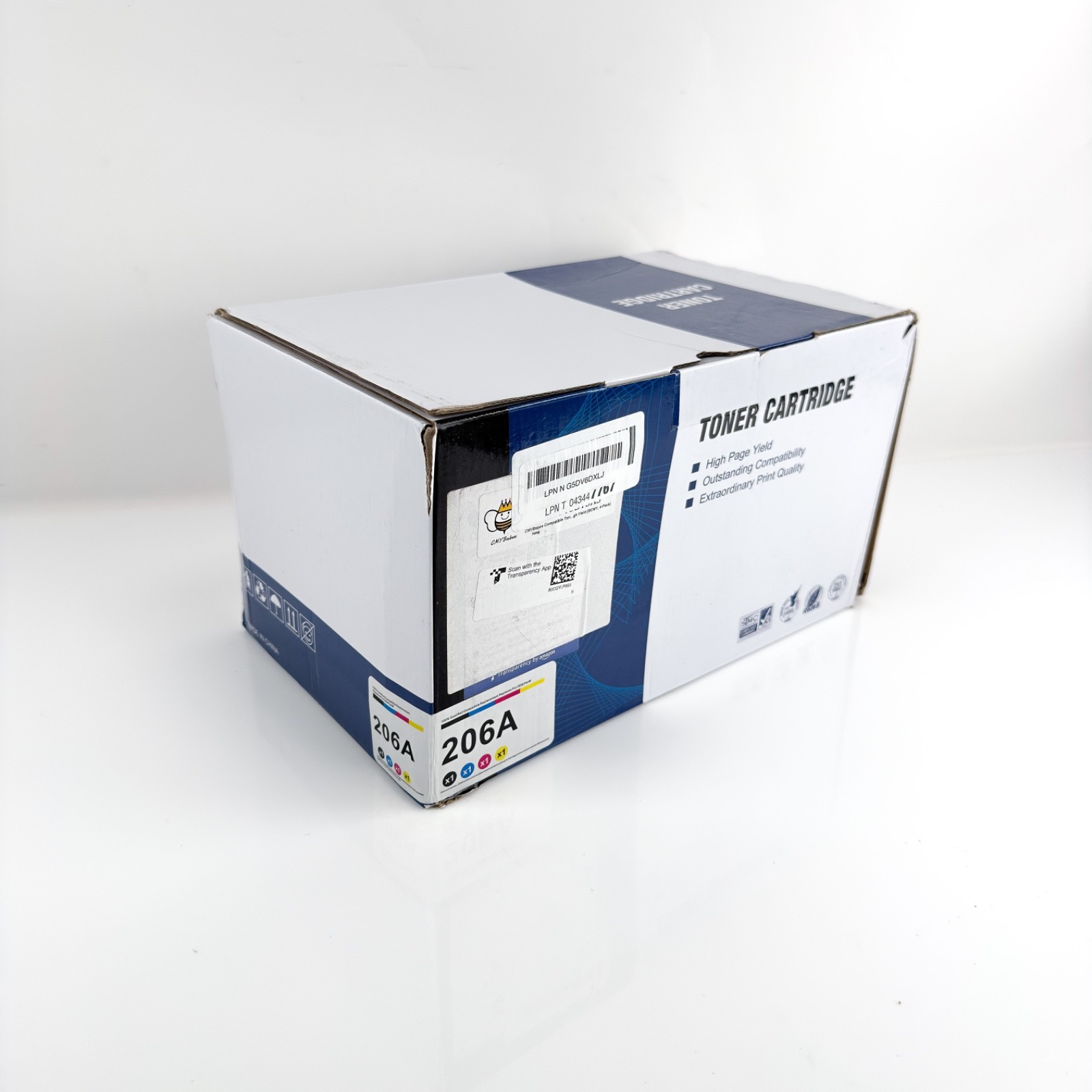 Toner Cartridge 206A [4 Pack] CMYK High Page Yield Ink NEW - Open Box