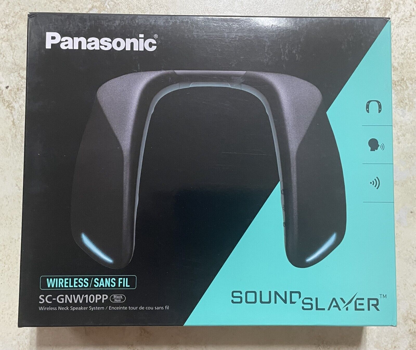 Panasonic SoundSlayer Wireless Wearable Speaker System for Gaming, Movies Etc.