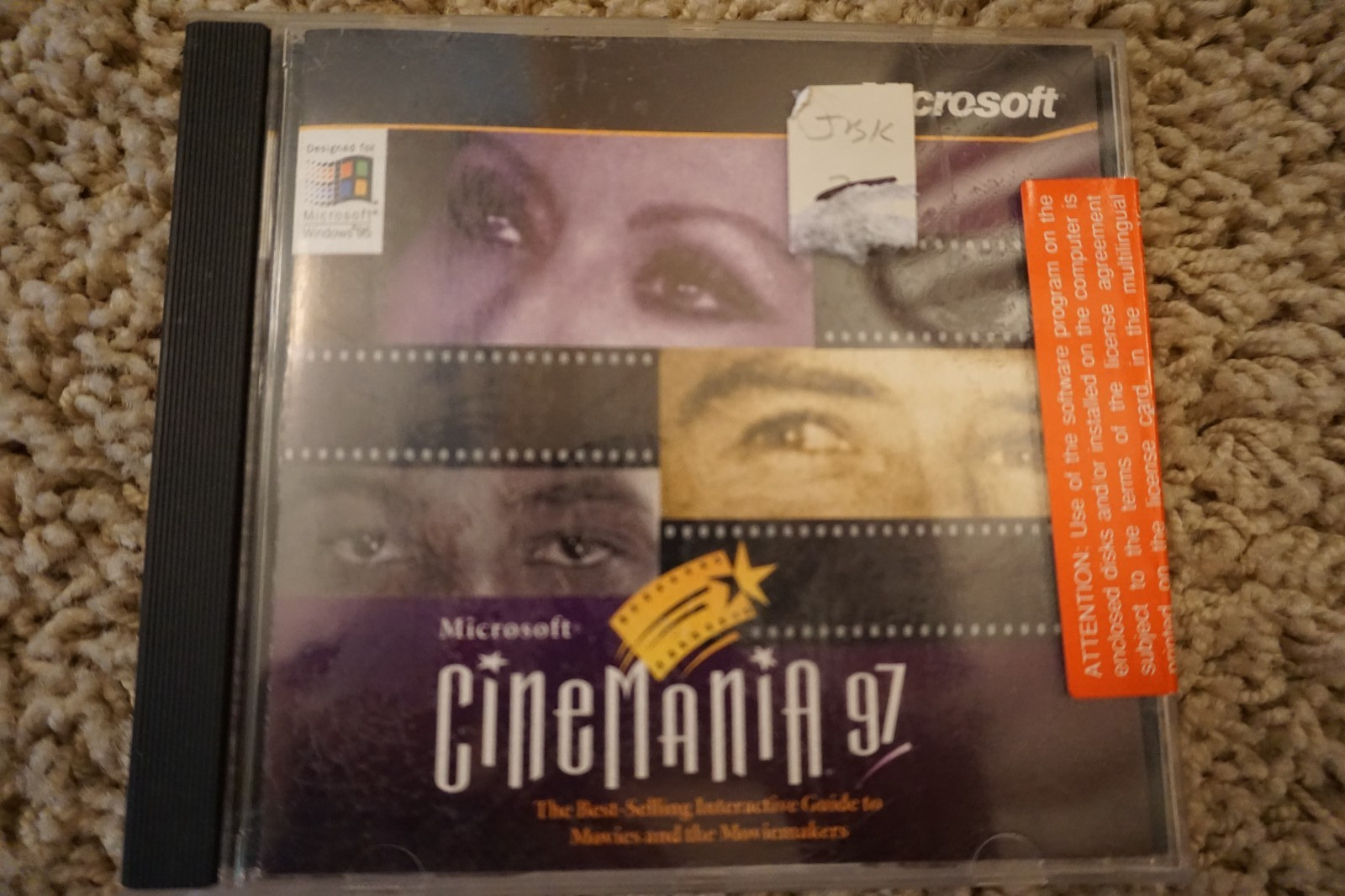 NEW MICROSOFT CINEMANIA 97 CD ROM Win 95 Interactive Guide To Movies Moviemakers