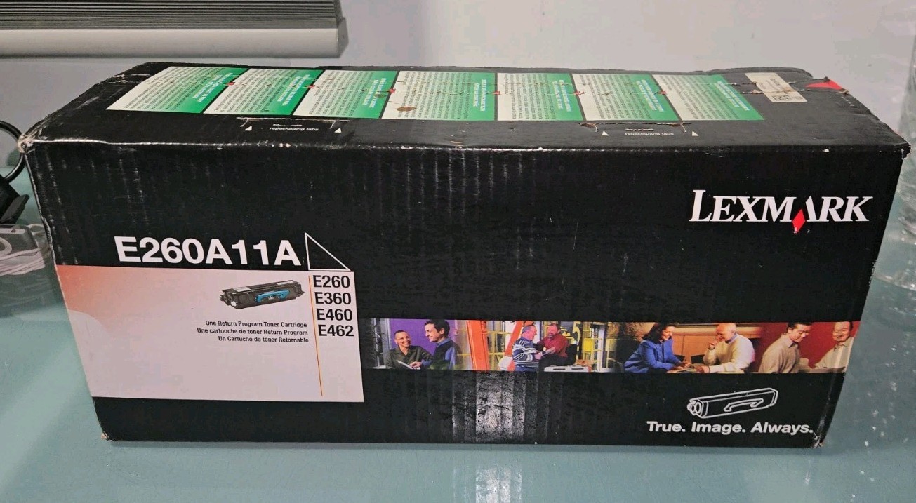 Genuine NEW FACTORY SEALED Lexmark E260A11A Toner For E260,  E360, E460, E462