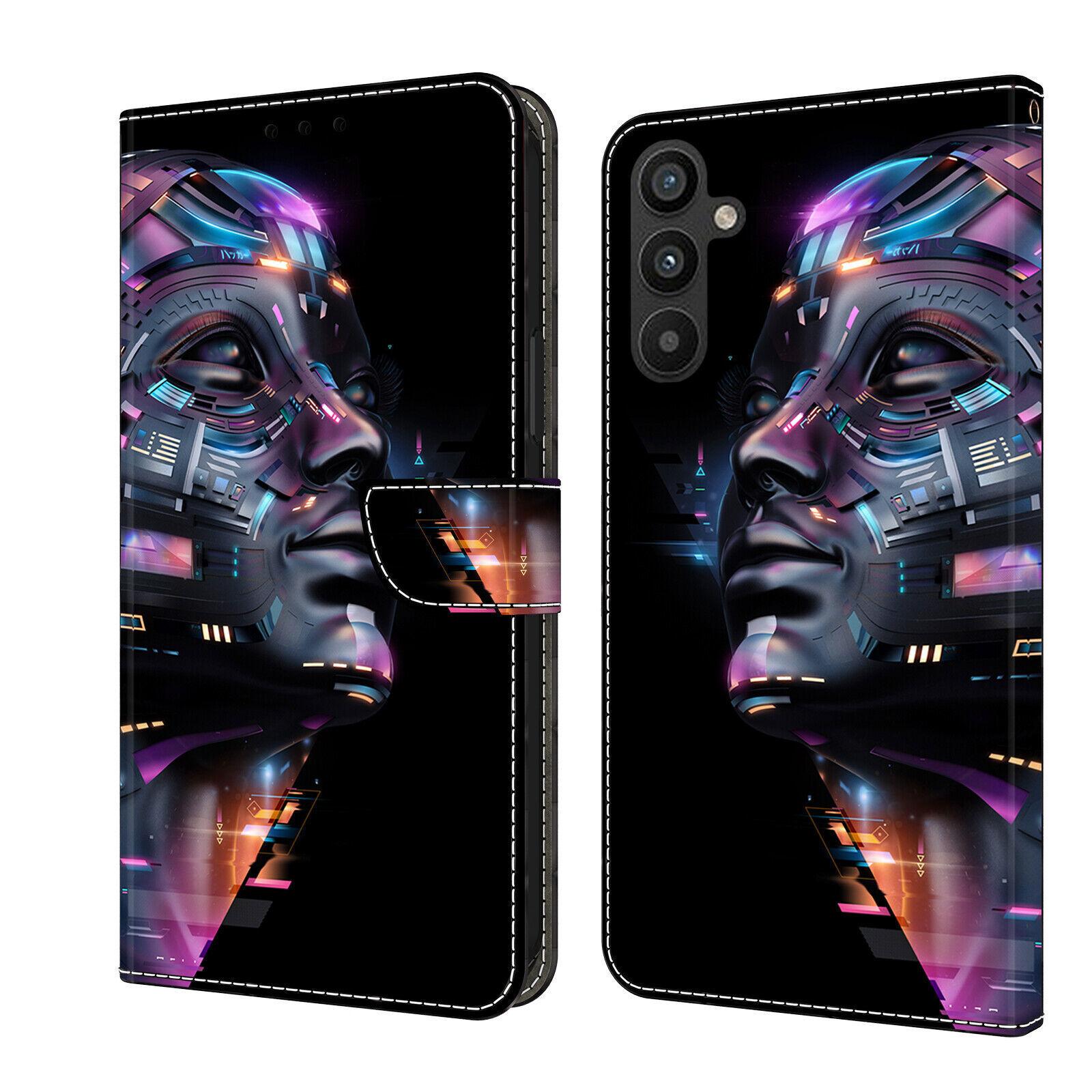 Flip Printed Wallet Cover Case for A55 A51 A70 A42 A05S A25 A35 A40 A41