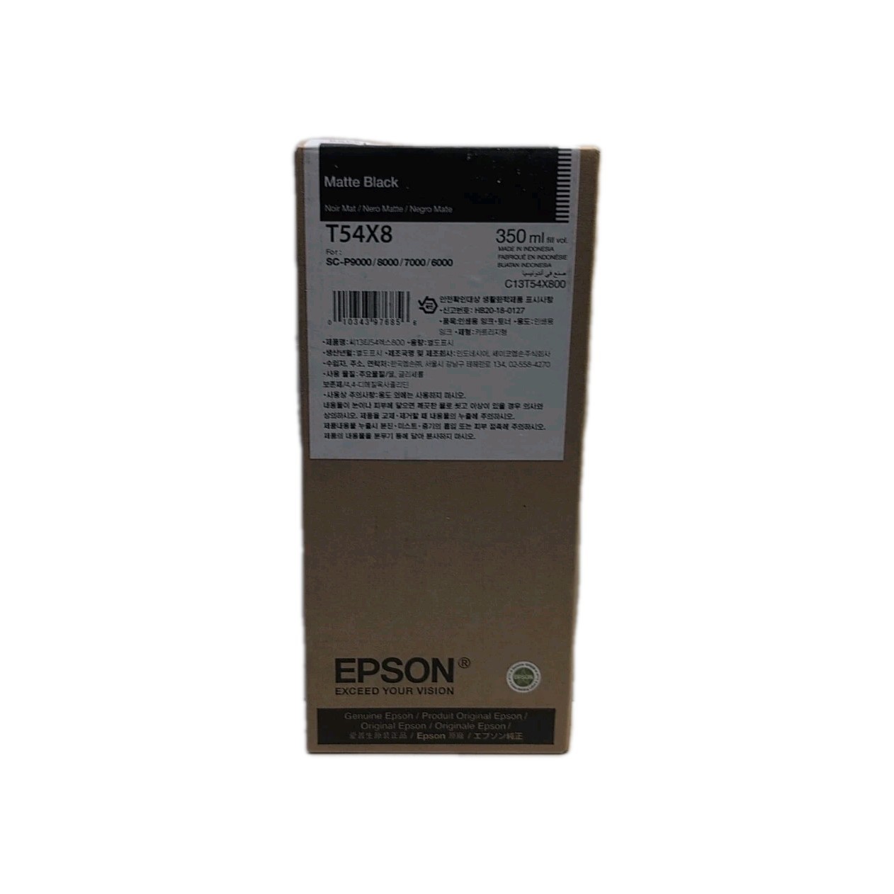 Genuine Epson Matte Black Ink Cartridge T54X8 Date: 05/06/2026