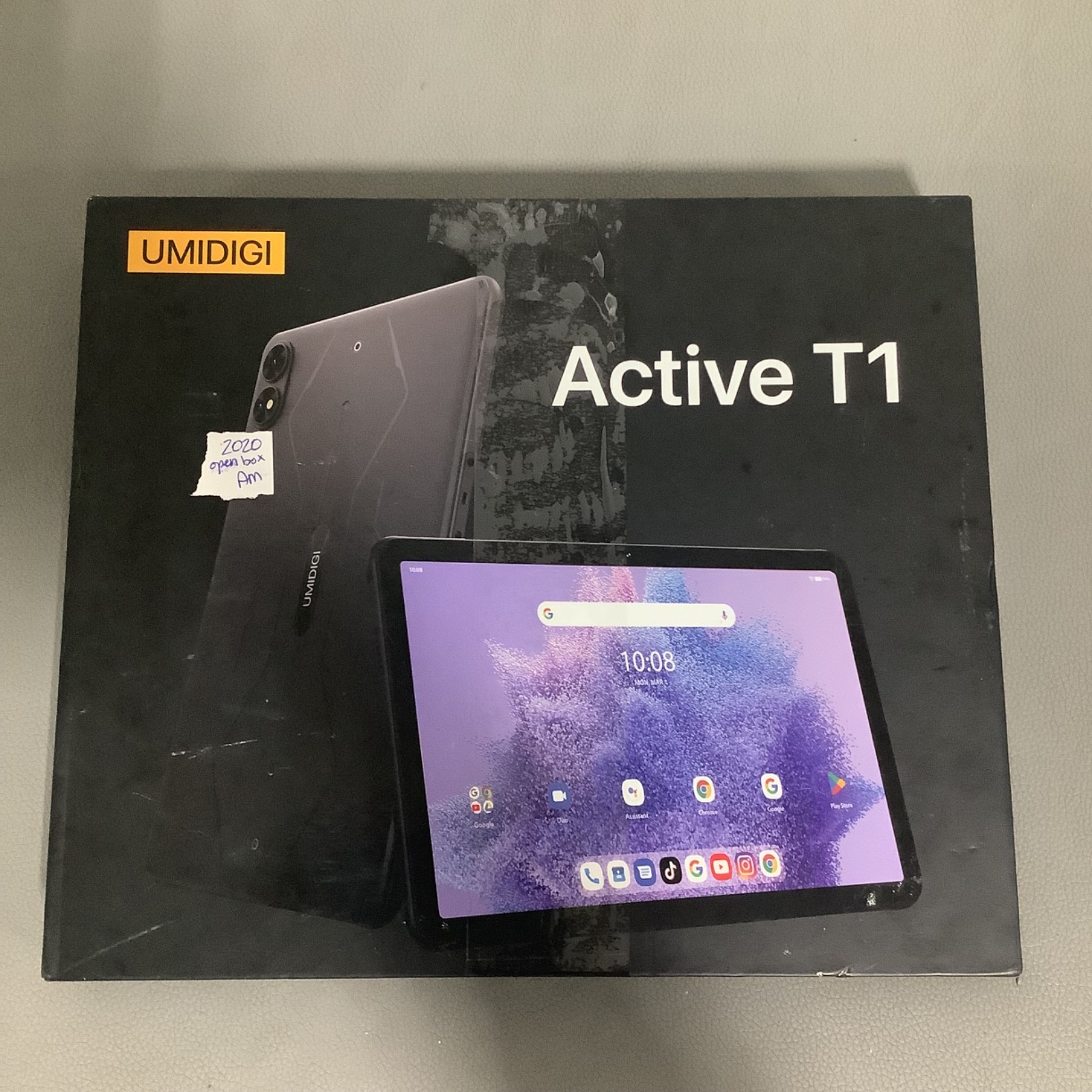 UMIDIGI 11” Rugged Tablet Android Active T1- 8GB RAM 128GB SSD- Black