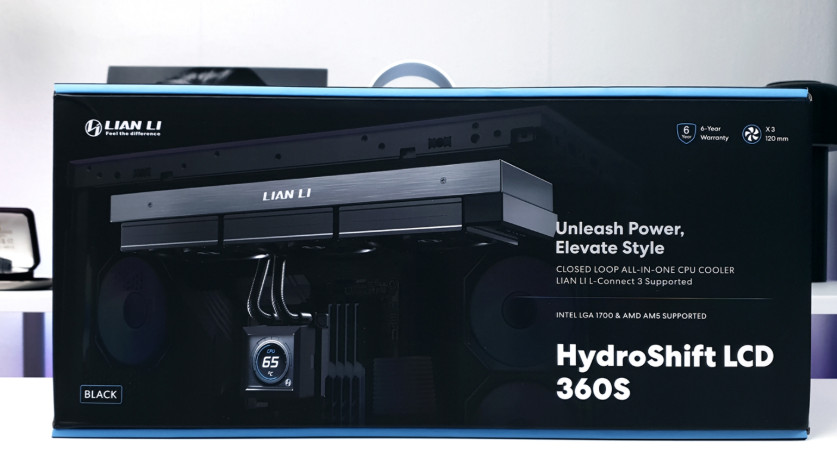 LIAN LI Hydroshift LCD 360S BLACK CPU COOLER / Express / Genuine