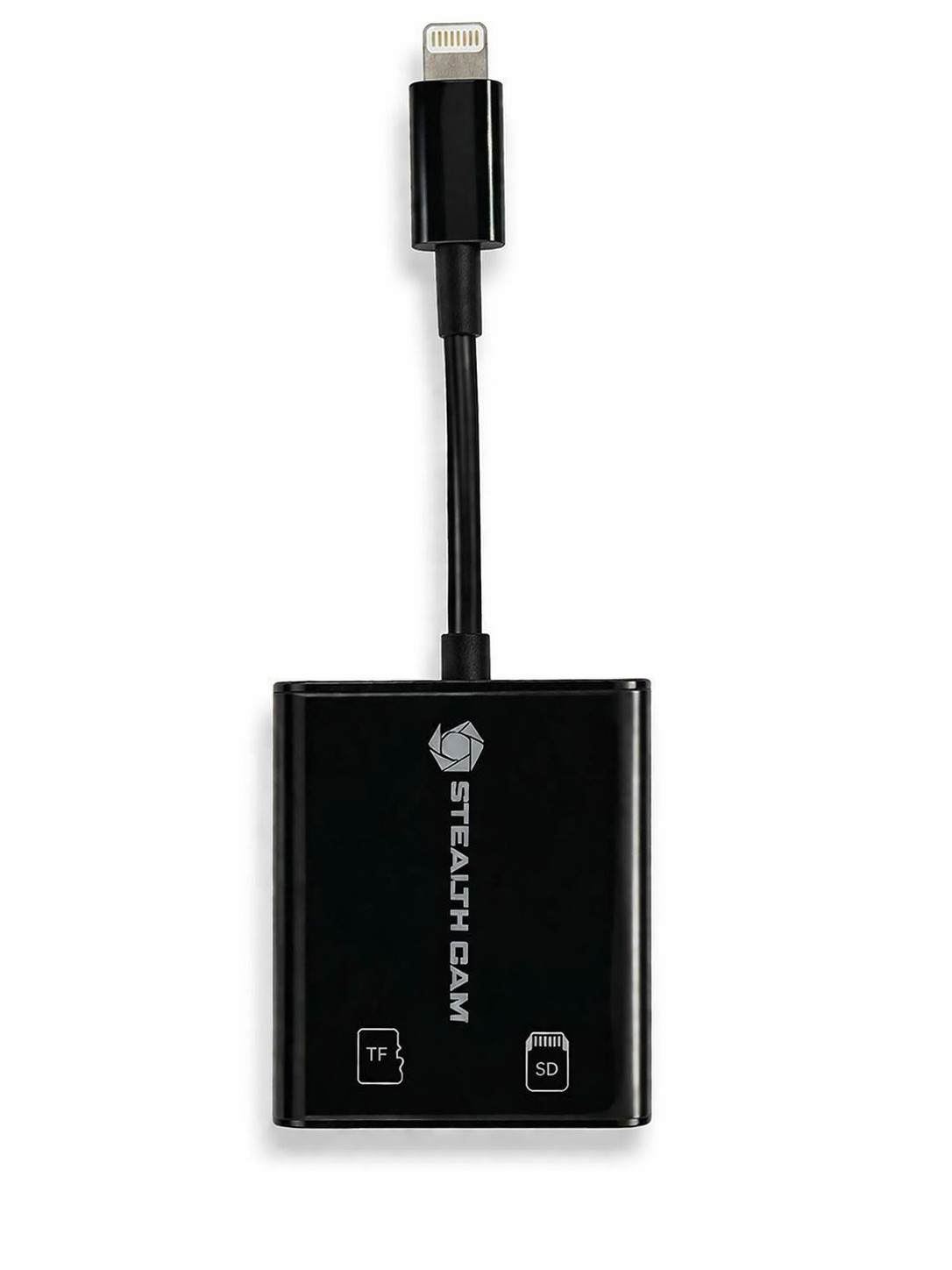 Lightning to SD TF Card Reader Adapter for iPhone iPad Stealth Cam