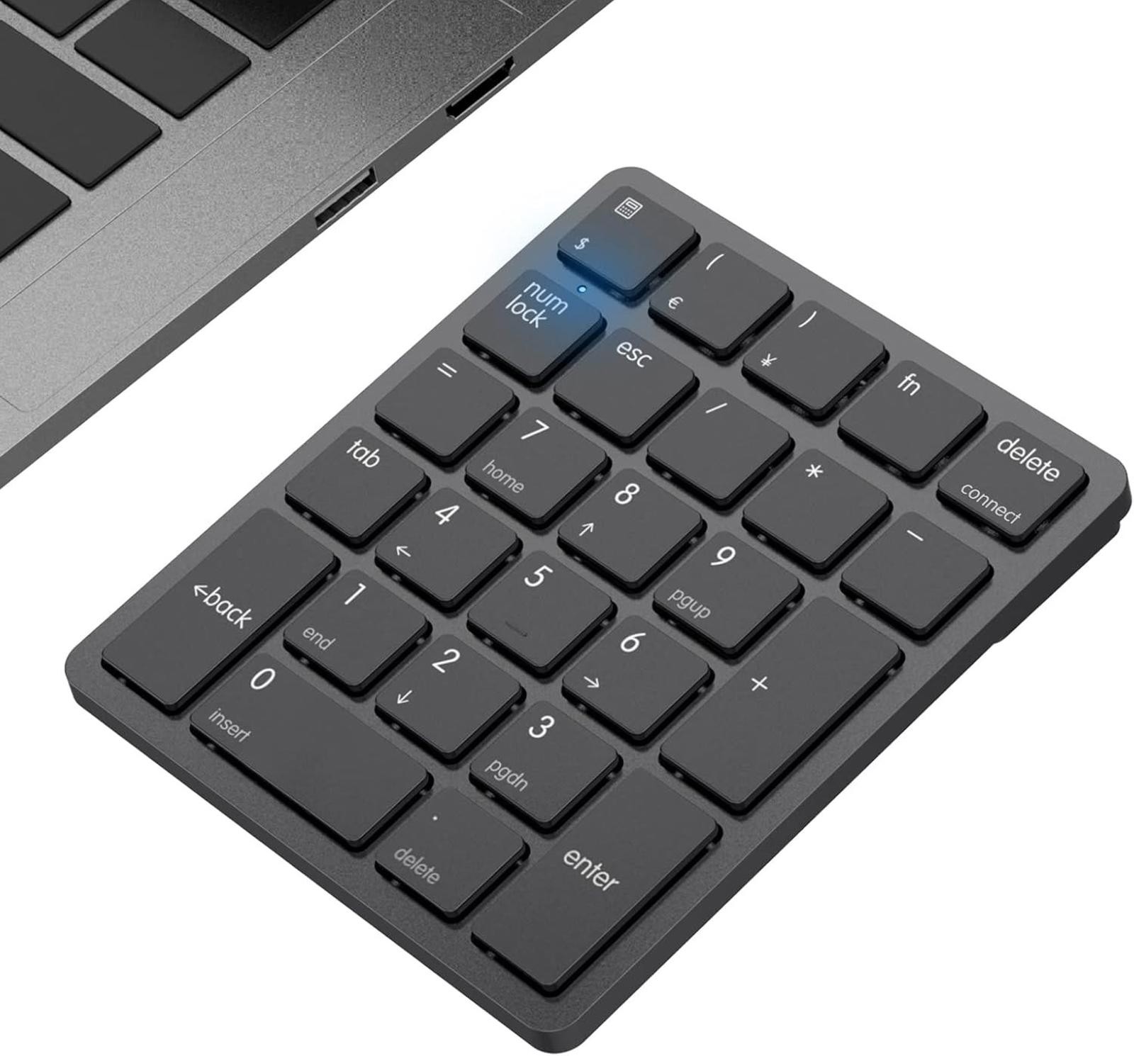 Havit Wireless Bluetooth Numeric Keypad 26 Keys Rechargeable for PC Laptop