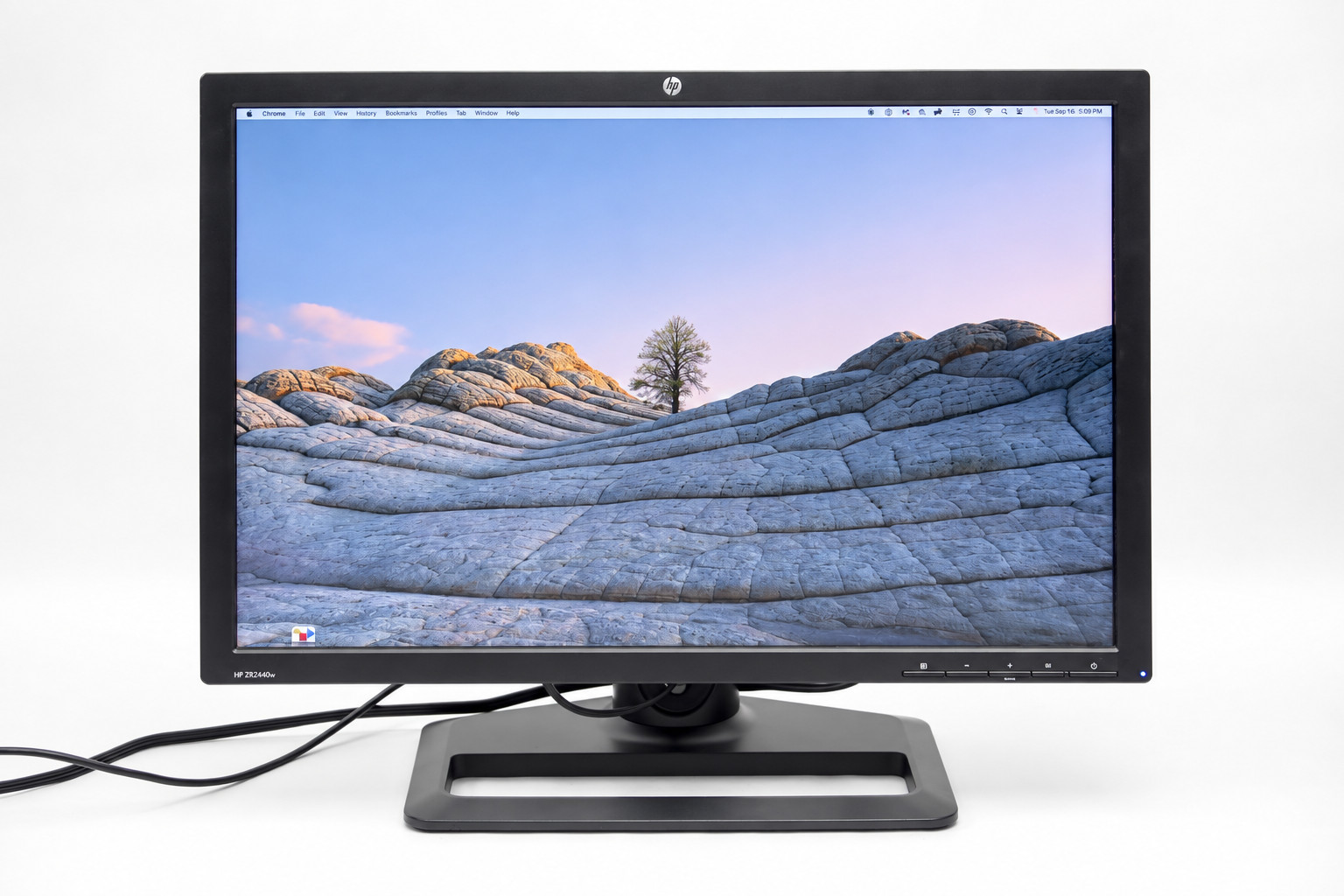 HP ZR2440w 24.1 in WUXGA IPS LED Monitor HDMI DisplayPort DVI USB Hub Black