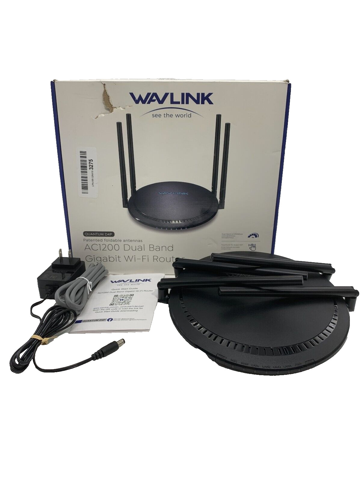 WAVLINK AC1200 Quantum D4G Router (48817)